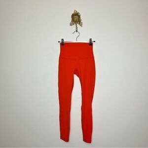 Lululemon High Rise Align 25 Solar Orange 2